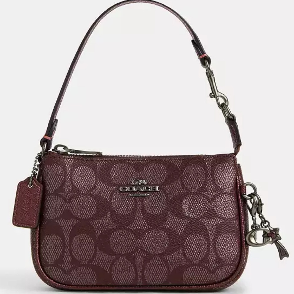 Coach Boxed Nolita Bag 15 In Signature Canvas nwt in packaging in box
